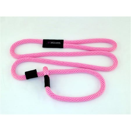 Soft Lines Dog Slip Leash 0.37 In. Diameter By 8 Ft. - Hot Pink SO456368
